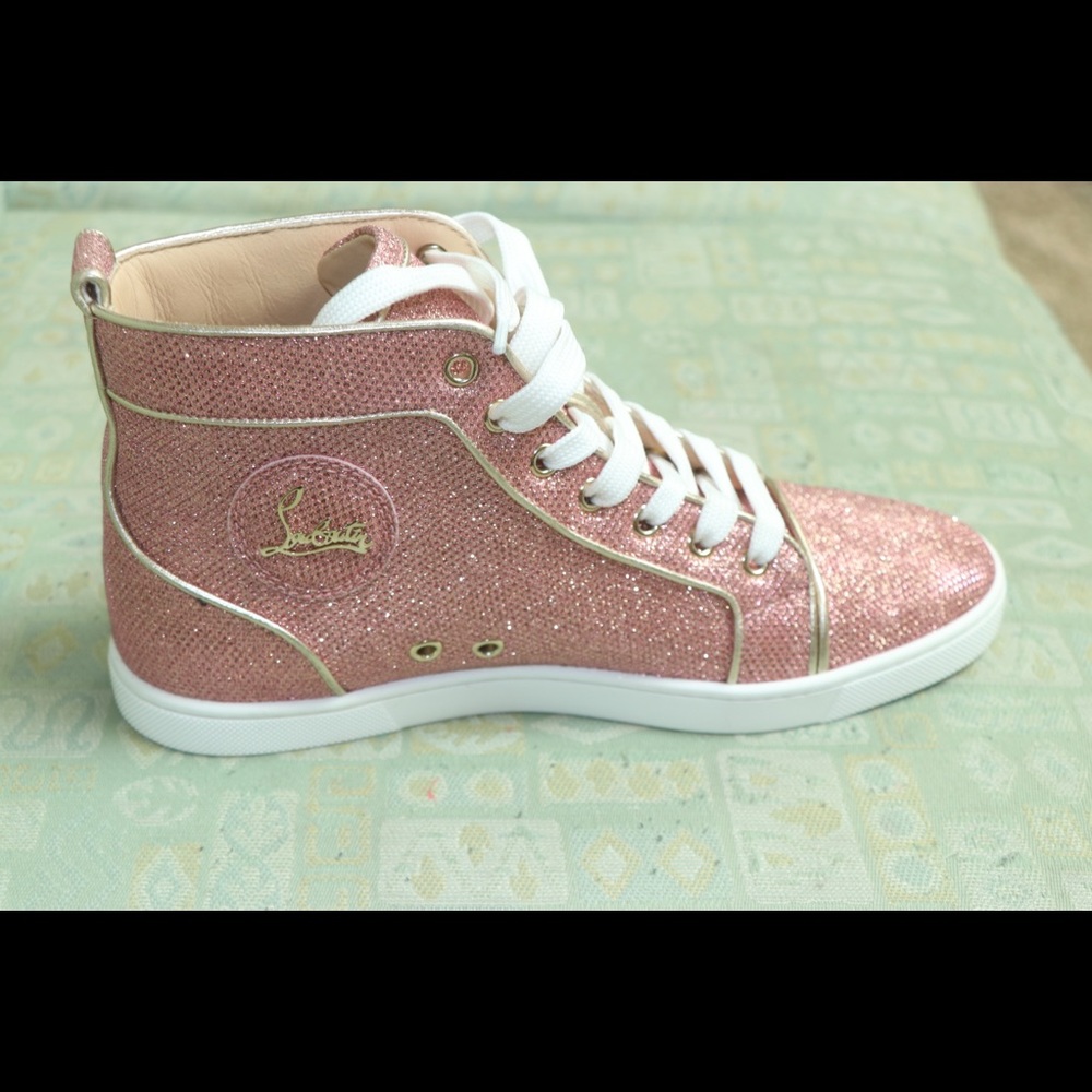 Louboutin Sneakers - Bip Bip Orlato Flat Glitter